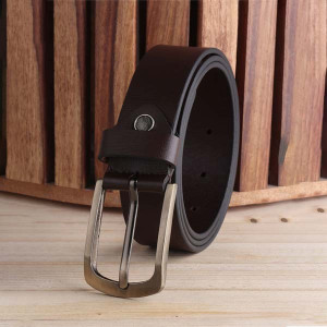 Men Leather Formal Belt